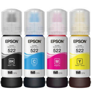 Epson Factory Sealed 522 OEM Manufacturers Ink for ET-2720, Ecotank 4700, Et-2800_2803 Ships NEXT Day